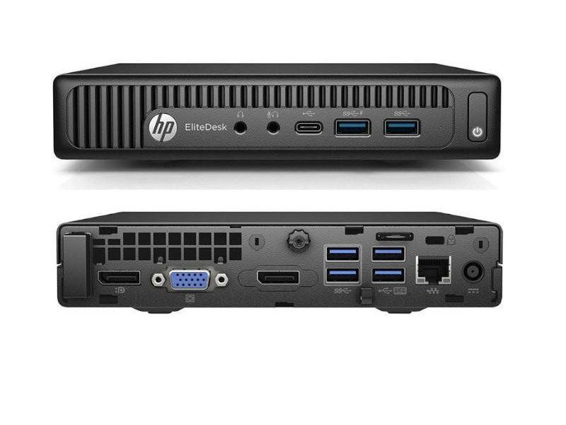 HP Elitedesk 800 G2 DM I3 6100T 4x3200 mini PC + win - Számítógépek